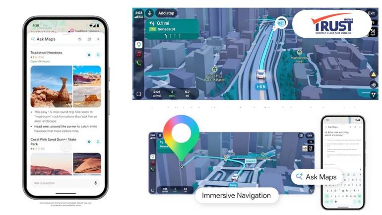 Google Maps 2026 อัปเดตใหญ่ฉลาดขึ้น ผสานพลัง GEMINI ให้ AI ช่วยวางแผนเดินทาง