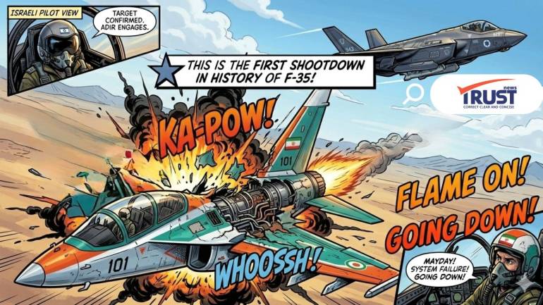 เอฟ-35 อิสราเอล แหวกน่านฟ้าสอย  Yak-130 อิหร่านร่วงเหนือฟ้ากรุงเตหะราน