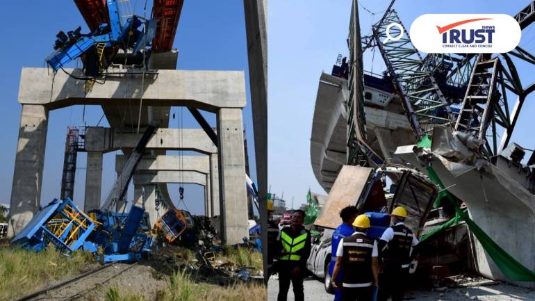 คมนาคมแจงสอบเครนถล่ม สีคิ้ว-พระราม2 พบละเลยความปลอดภัย เอาผิดผู้รับจ้างถึงที่สุด