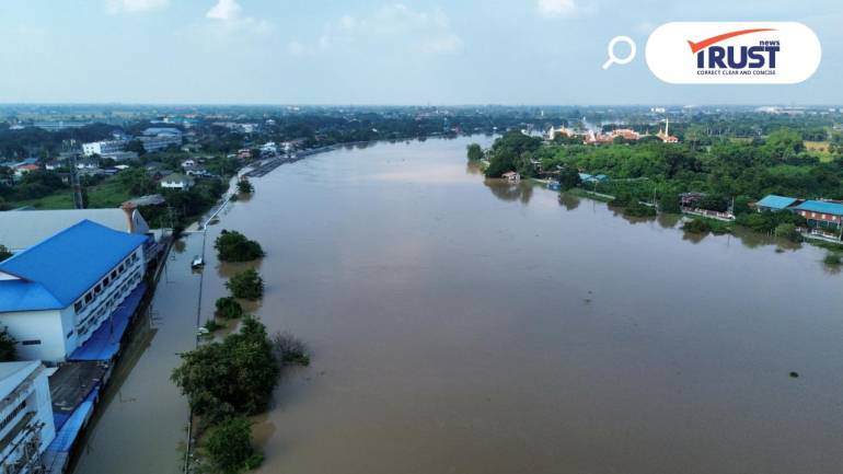 สถานการณ์น้ำ 14 พ.ย.68 เขื่อนใหญ่ลุ่มเจ้าพระยาลดการระบาย เตือนฝนตกหนักภาคใต้ 