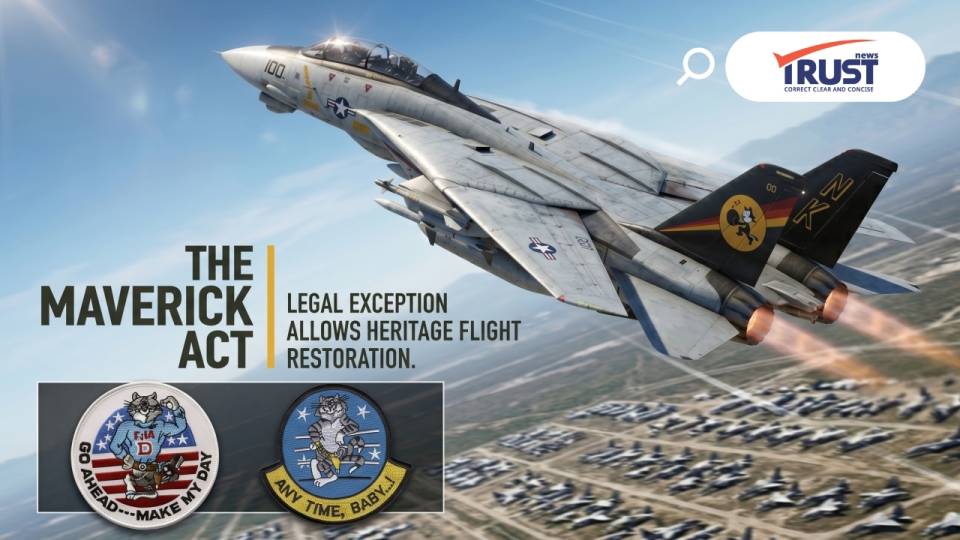 F-14 มีหวังคืนชีพได้บินอีกครั้ง หลังวุฒิสภาสหรัฐฯ ผ่านร่าง ก.ม. Maverick Act 